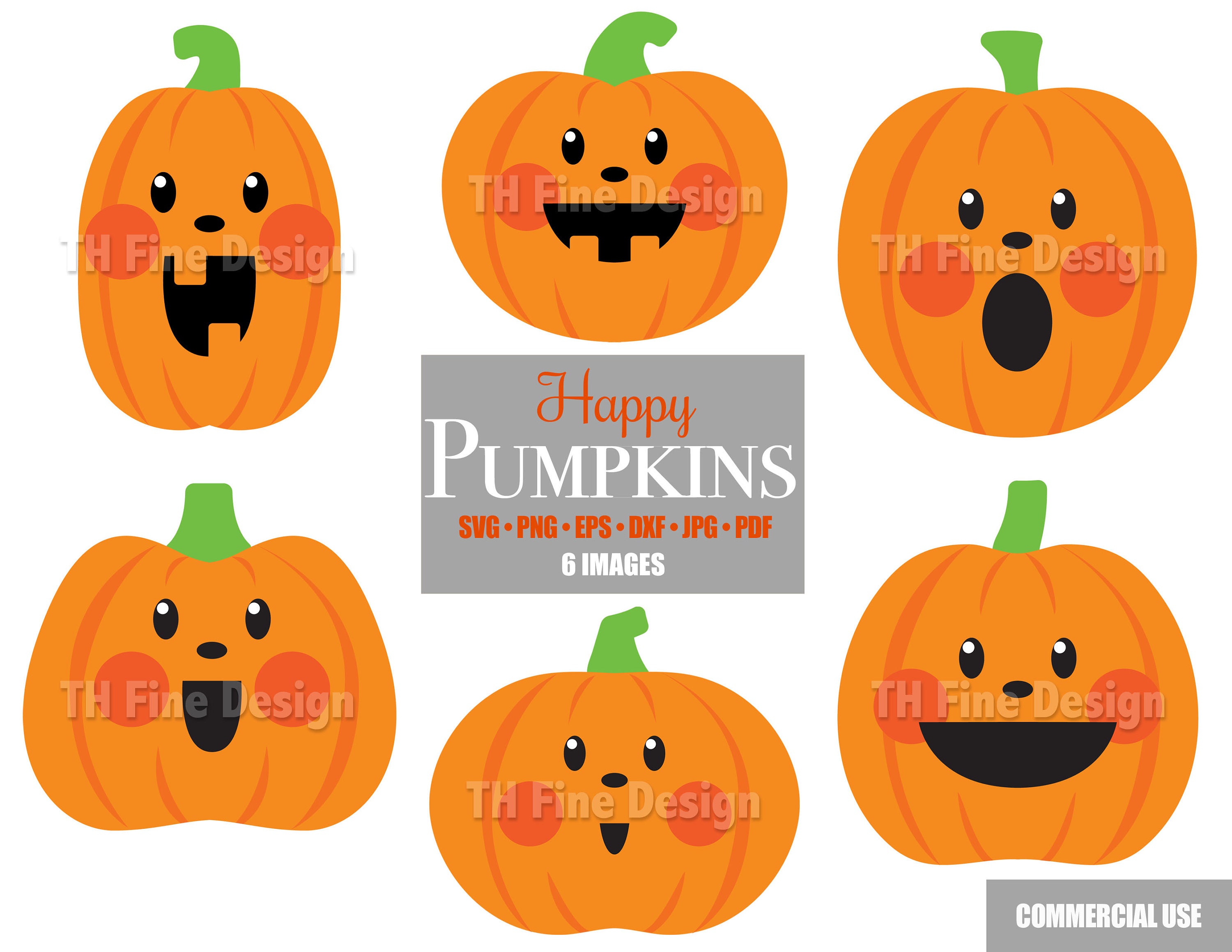 Cute Jack-o'-lantern Clip Art