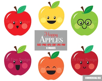 SVG Teacher Apples Apple Back to School Cricut Silhouette Cut Files Cutting Cute Fun Clip Art Clipart Stickers T-shirt Print Downloadable