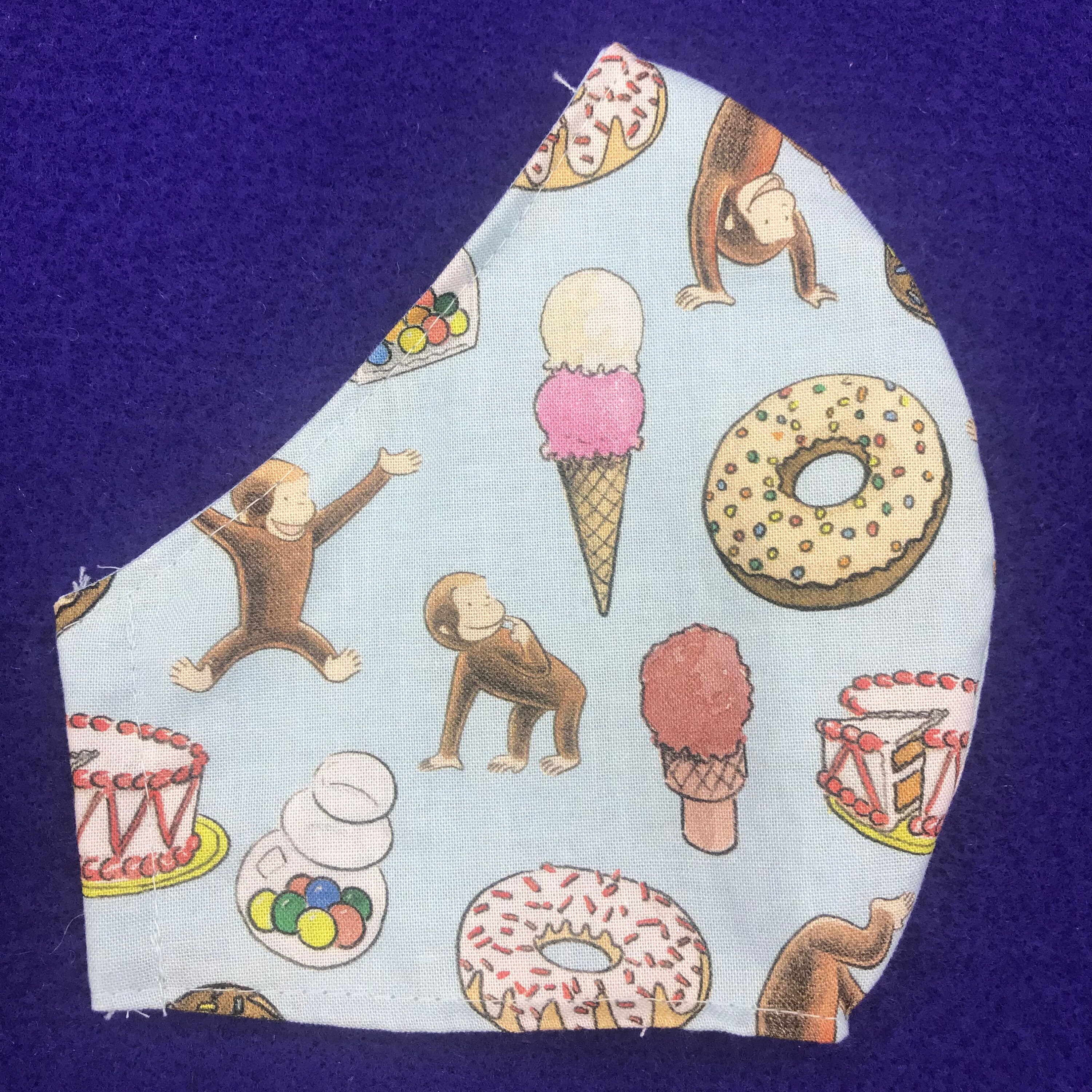 CURIOUS face mask available in 6 sizes optional nose Etsy