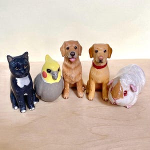 Cute Pet Sculpture Custom Cartoon Character Portrait Model | nymbie