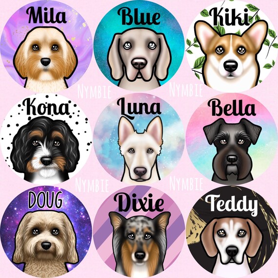 Custom Pet Portrait Instagram Profile Picture Digital Cartoon Etsy