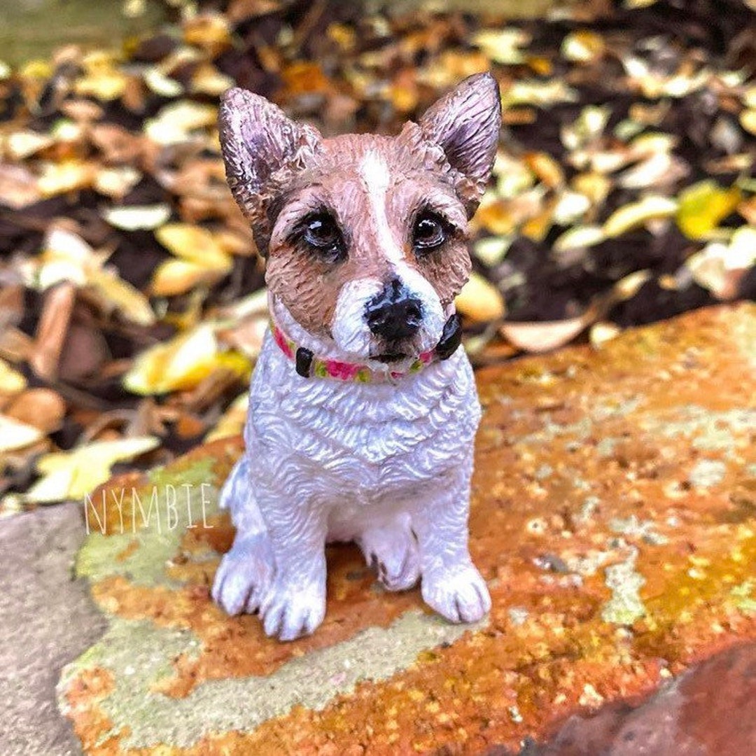 Custom Dog Sculptures Handmade Clay Cute Pet Memorial Portrait Etsy