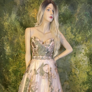 NWT Floral Princess Gown size XS - Ren Faire - Halloween - cosplay - Prom