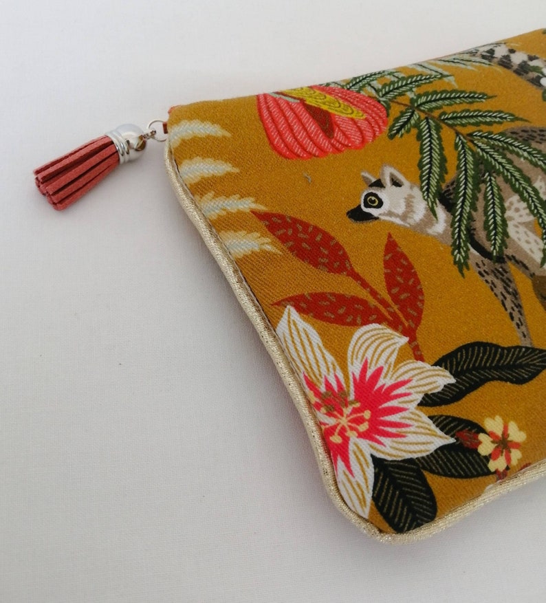 Exotic cotton soft clutch