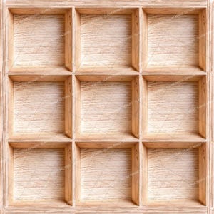 9 cajas de madera clara vacías, fondo para fotografía, dentro de la caja, plantilla para fotografía, dentro de la caja, fondo compuesto para Photoshop