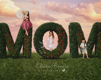Happy Mother&#39;s Day Digital Background (MOM), digital backdrop, composite for photographers, Mom,