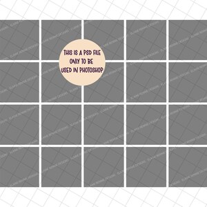 20 box Photography template, Collage for in the box Photography, inside the box template, white grid, class Photo Box, Photoshop template