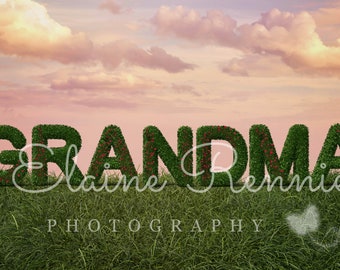 Mother&#39;s Day Digital Background (GRANDMA)