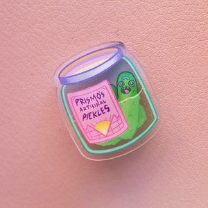 Adventure time Prismo and Picklerick Acrylic Pin - 40mm