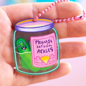 Adventure time Prismo Clear keychain - Picklerick - waterproof sticker