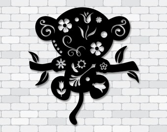 Download Monkey Mandala Svg Etsy