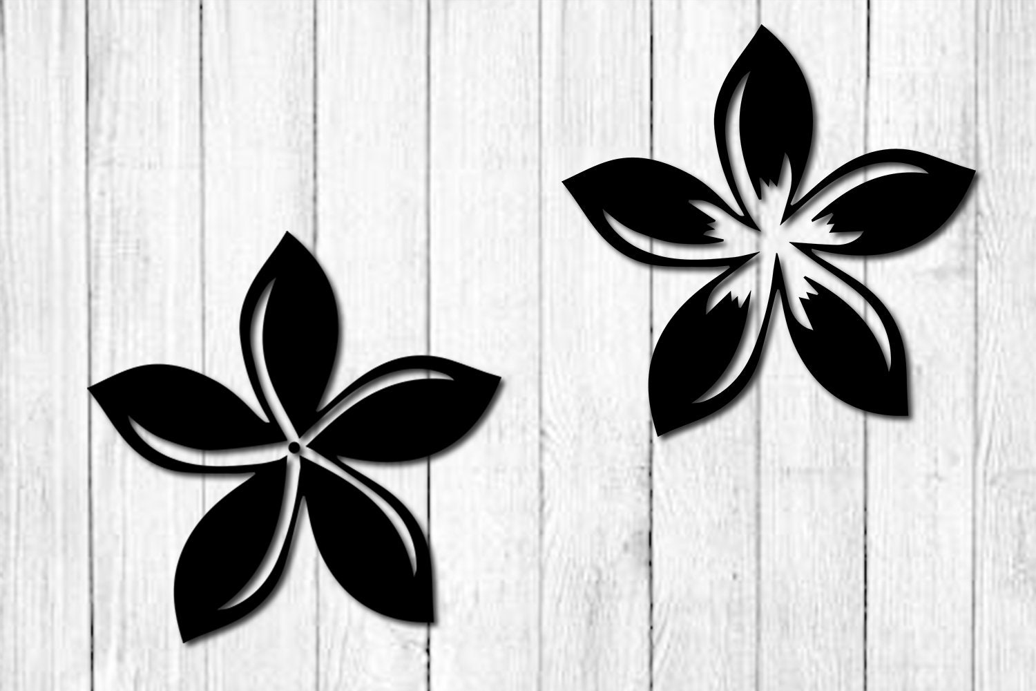 Plumeria SVG Hawaiian Flowers Svg Flowers Clipart Botanical - Etsy