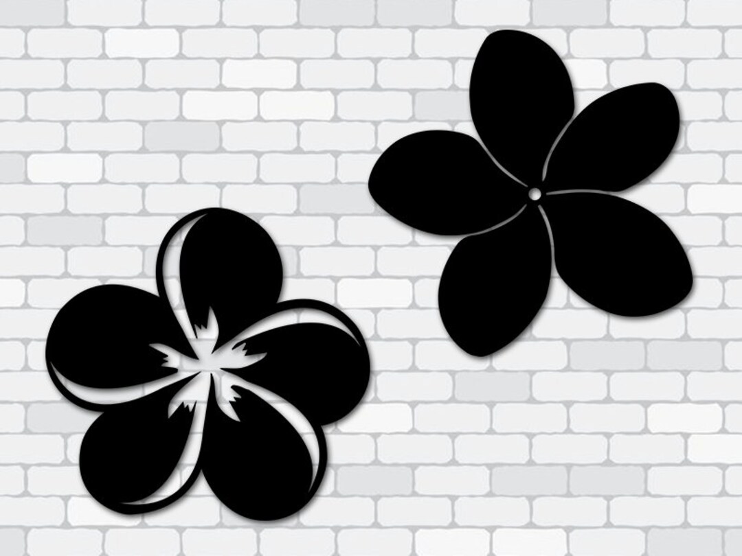 Plumeria SVG, Hawaiian Flowers Svg, Flowers Clipart, Botanical Plant