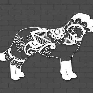 Retriever Mandala svg, Mandala svg, Retriever svg, files for Silhouette Cameo or Cricut