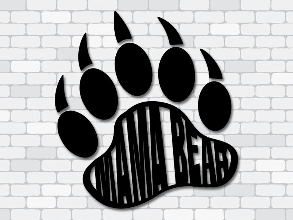 Download Mama bear svg Mandala svg mama bear silhouette bear svg | Etsy