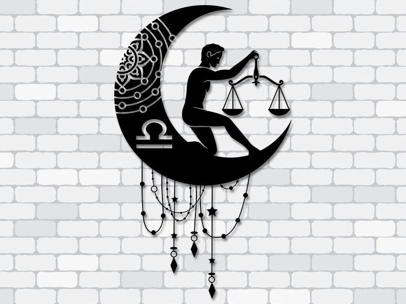 Waage SVG Sternzeichen SVG Sternzeichen Svg geschnitten | Etsy