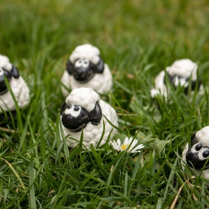 Sheep Handmade Decorative Ceramic Figure for Home or Garden image 10