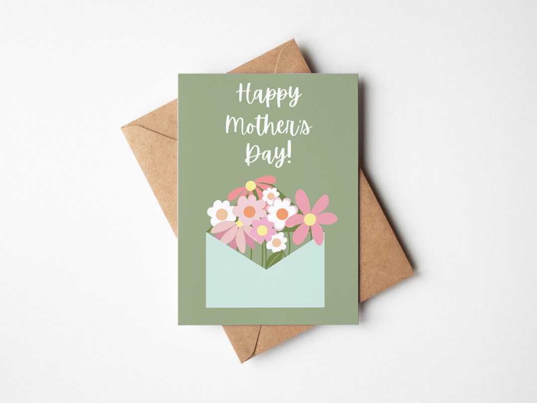 Happy Mothers Day, Printable Greeting Card Printable Mother's Day Card ...