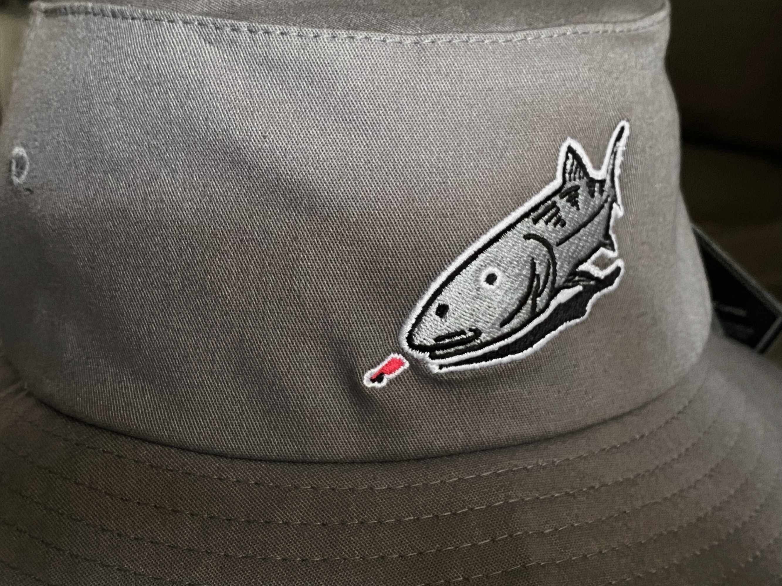 Bonefish Fly Fishing Old School Bucket Hat with Embroidery
