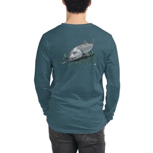 Bonefish Fliegenfischen Langarm-T-Shirt