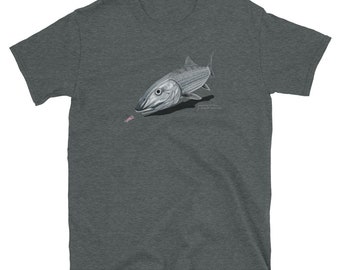 Bonefish Fly Fishing T-Shirt, Original Hand-drawn Fish Art