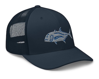Giant Trevally Trucker Hat, GT Fishing Cap