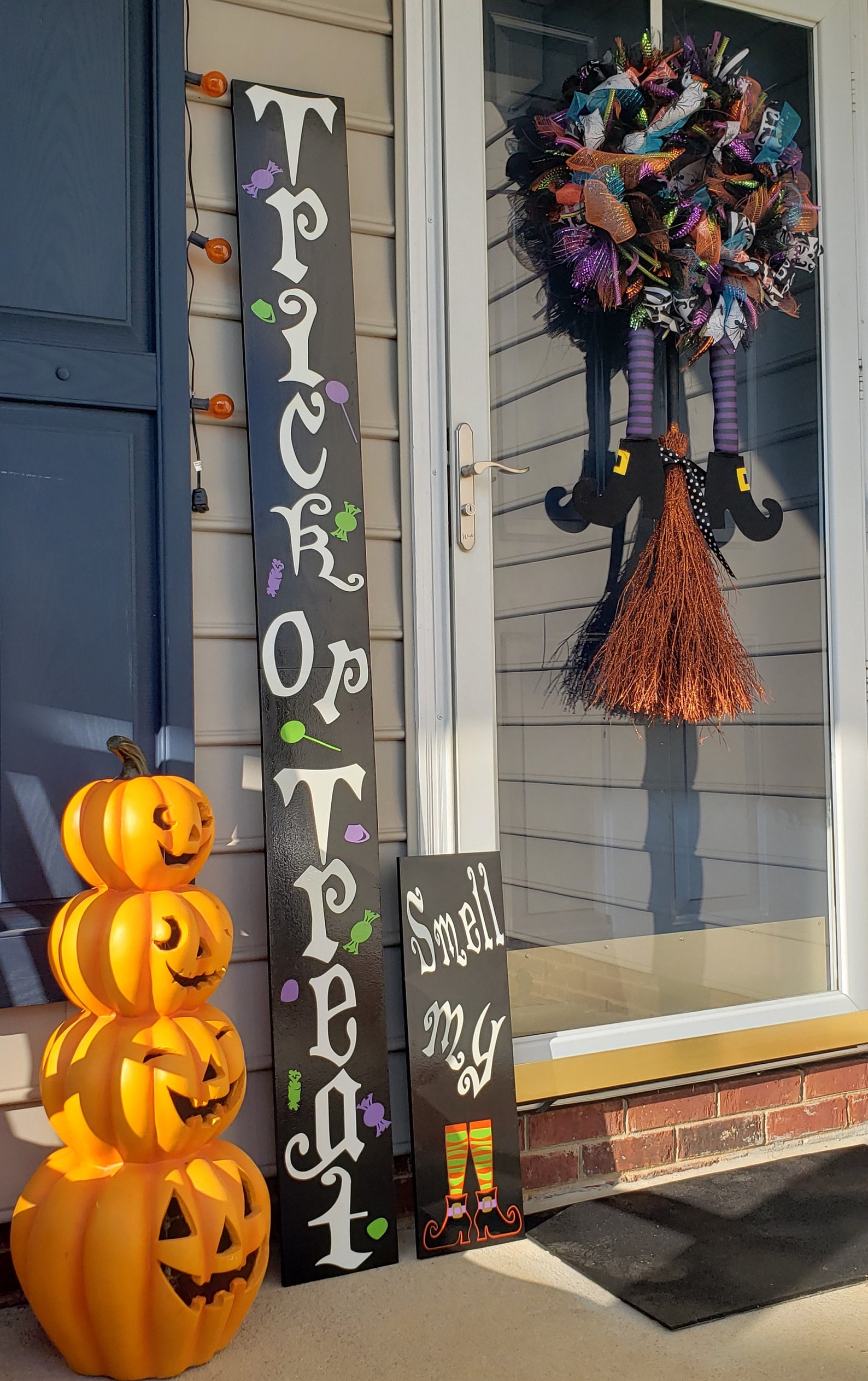 Halloween 6FT Front Porch Sign Trick or Treat PLUS BONUS Etsy