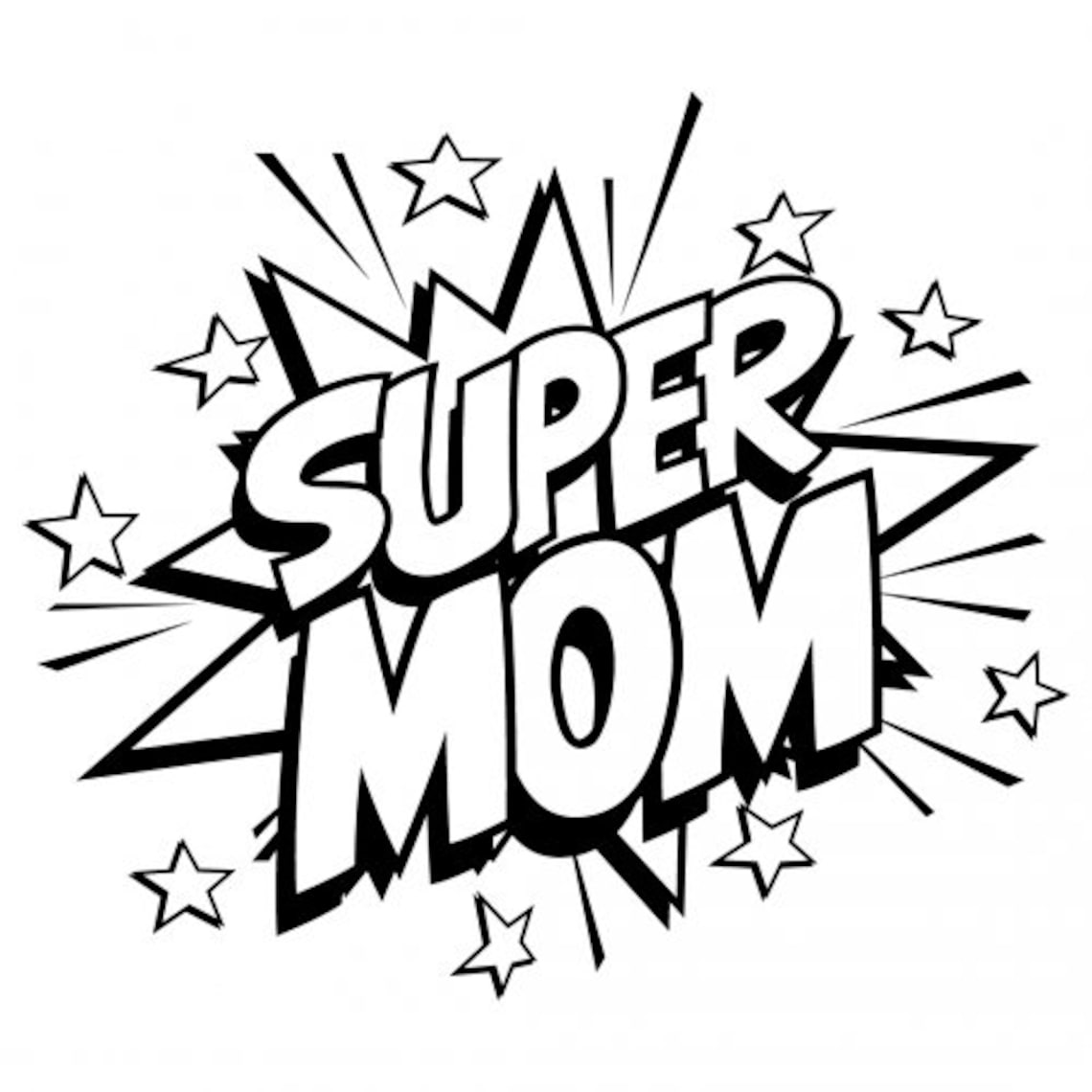 Super Mom Super Mom Super Momdigital Download - Etsy