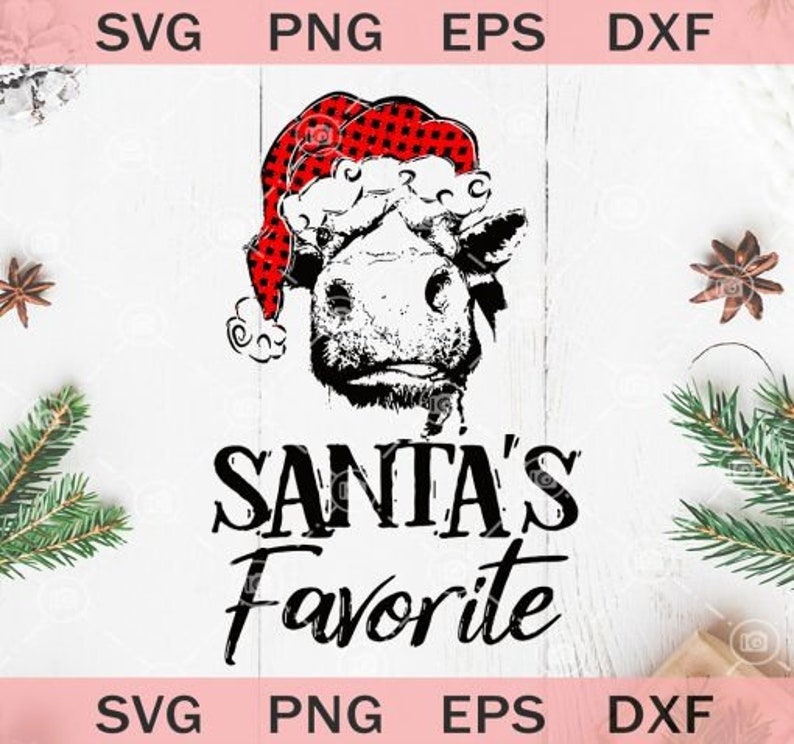 Download SVG Santas Favorite Cow SVG Funny Cow christmas SVG Cow Mom | Etsy