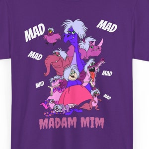 Mad Madam Mim Tshirt - Schwert im Stein - Custom Disney Unisex Shirt für Männer und Frauen - Urlaub T-Shirt
