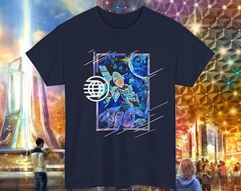 Disney Epcot Center 1982 shirt, Legacy Spaceship Earth Mural T-Shirt, unisex men women