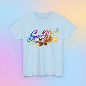 Disney SpectroMagic T-Shirt - Unisex Classic Tee, adult all sizes, Disneyworld shirt, Night Time Parade Light Blue