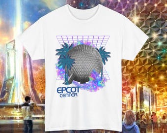 Epcot Center 1982 T-Shirt: Steamwave Raumschiff Erde Design