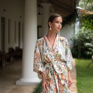 Kimono Robe - Floral - Pajamas