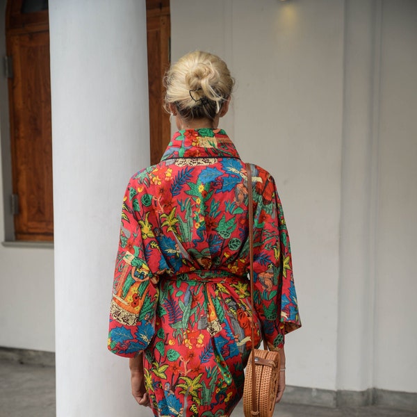 Frida Kahlo Kimono Robe – Colorful Kimono Robes