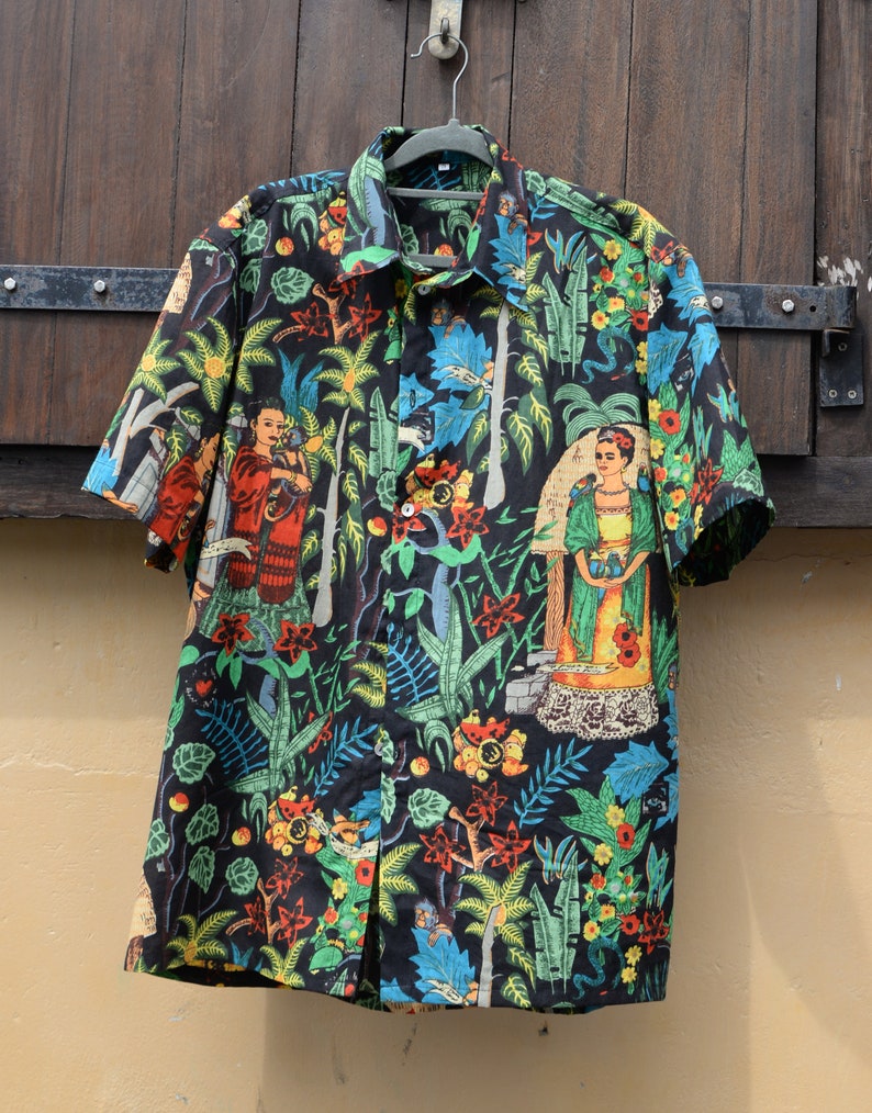 Frida Kahlo inspired Shirt for men or women – Shirt for art lover image 4