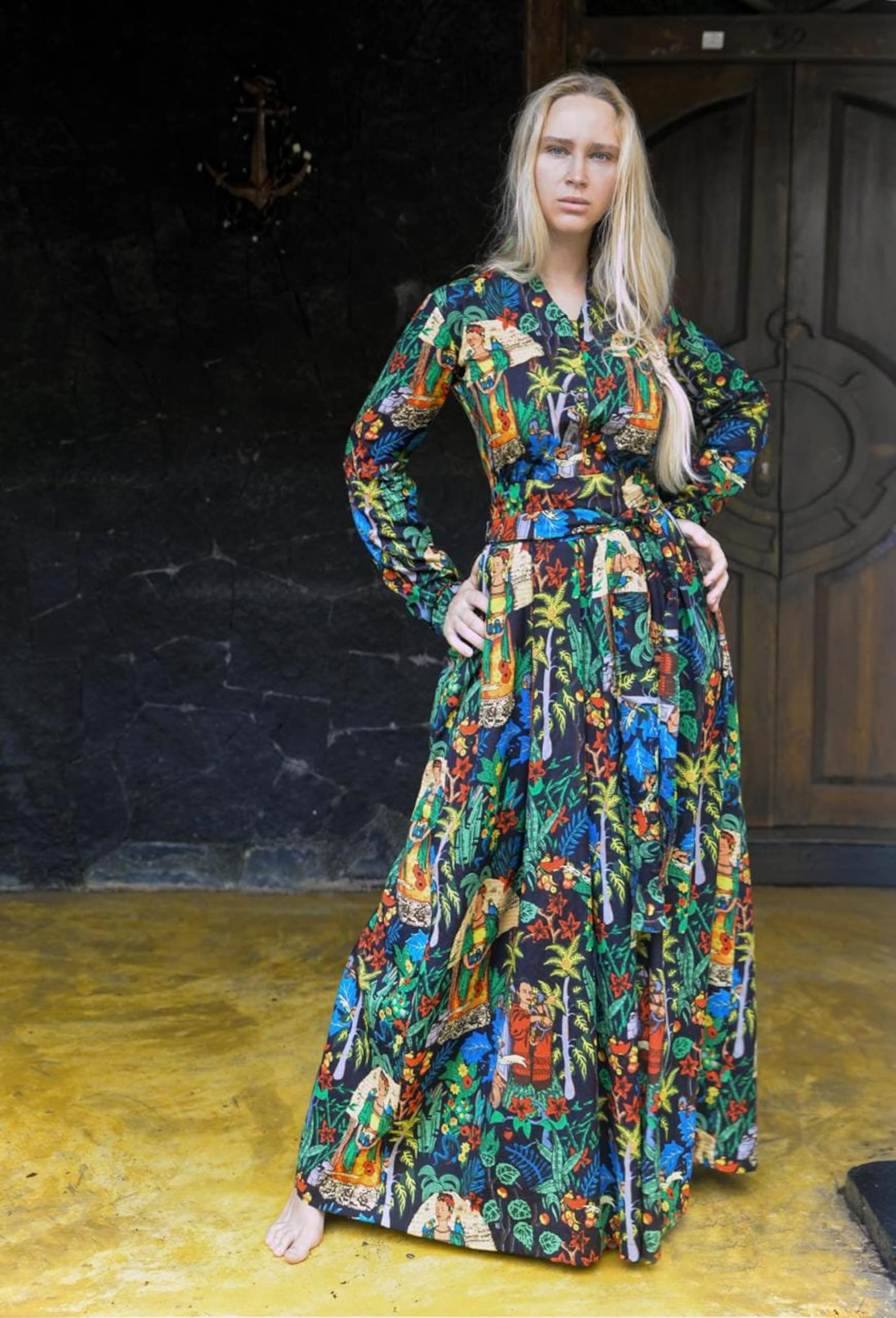 Frida Yellow Maxi Dress main image 1