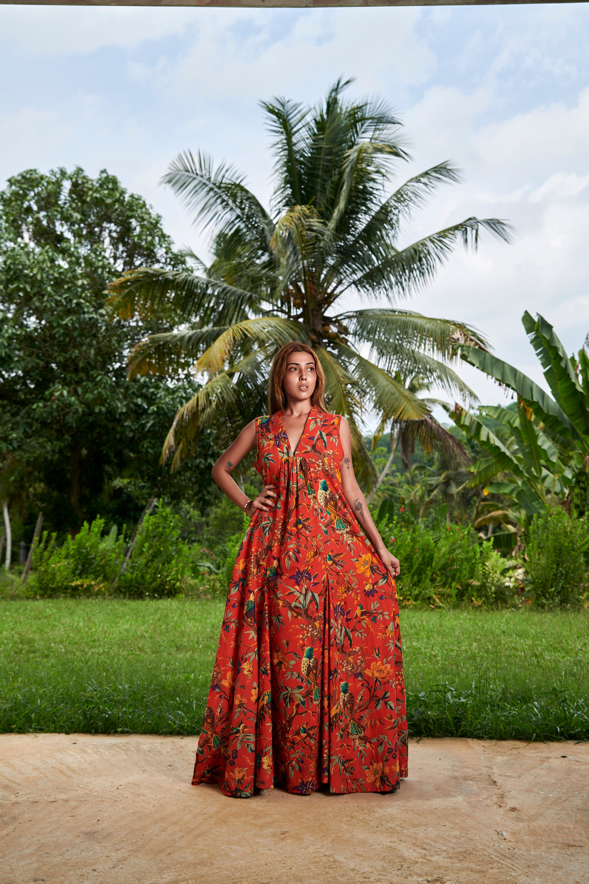 Bird of Paradise Maxi Dress