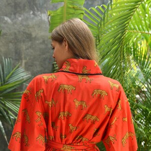 Leopard Print Kimono Robes image 6