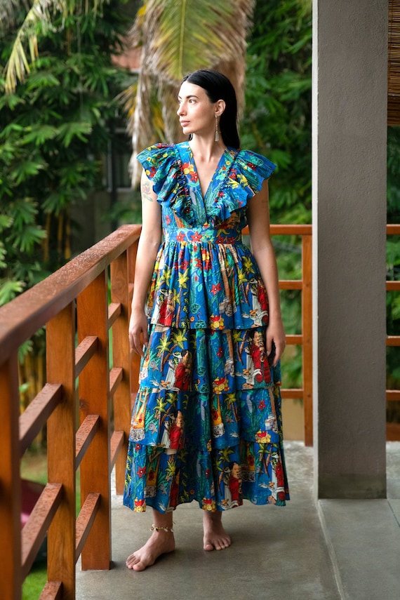 chinese dress ladies Kahlo Dress (Red)
