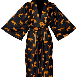 Leopard Printed Kimono - Frida kimono - Robes - Short - Midi image 3