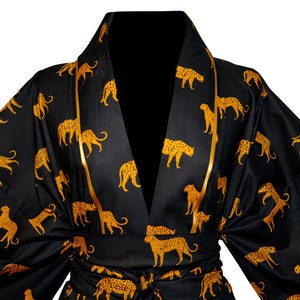 Leopard Printed Kimono - Frida kimono - Robes - Short - Midi image 5