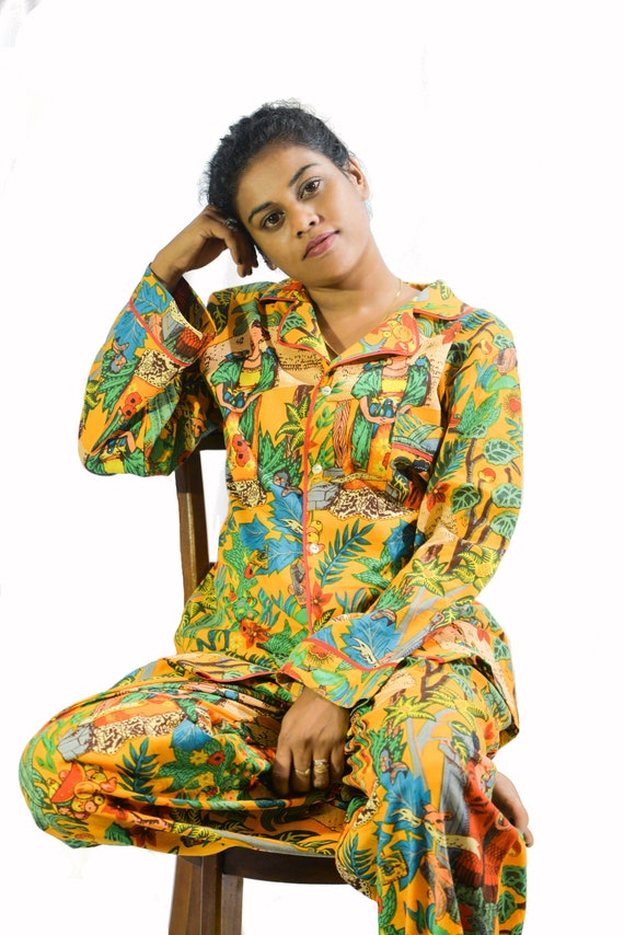 Pijamas Kahlo Pijama ropa de - Etsy México