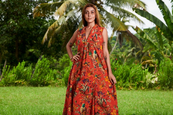 chinese dress ladies Paradise Tropical Print Maxi Dress – Penelope The Label