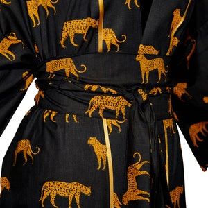 Leopard Printed Kimono - Frida kimono - Robes - Short - Midi image 6