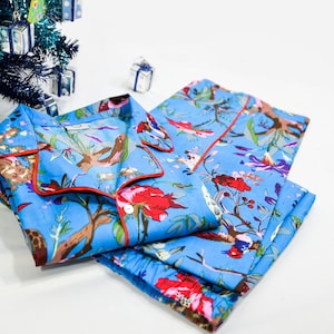 Limited Edition Birds of Paradise Pyjamas - gift  pajamas - pjs - bird of paradise