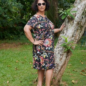 Floral Summer Dress Plus Size