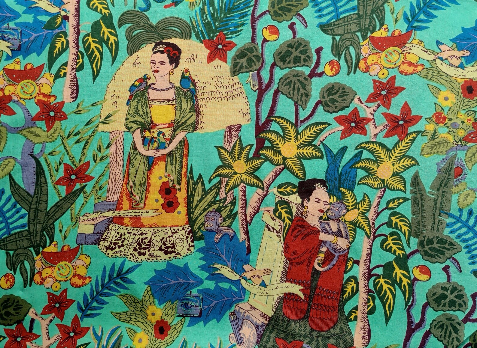 INDIAN KANTHA QUILT Cotton Kimono Frida Kahlo Robe de nuit pour femmes EUR 51,97 - FR