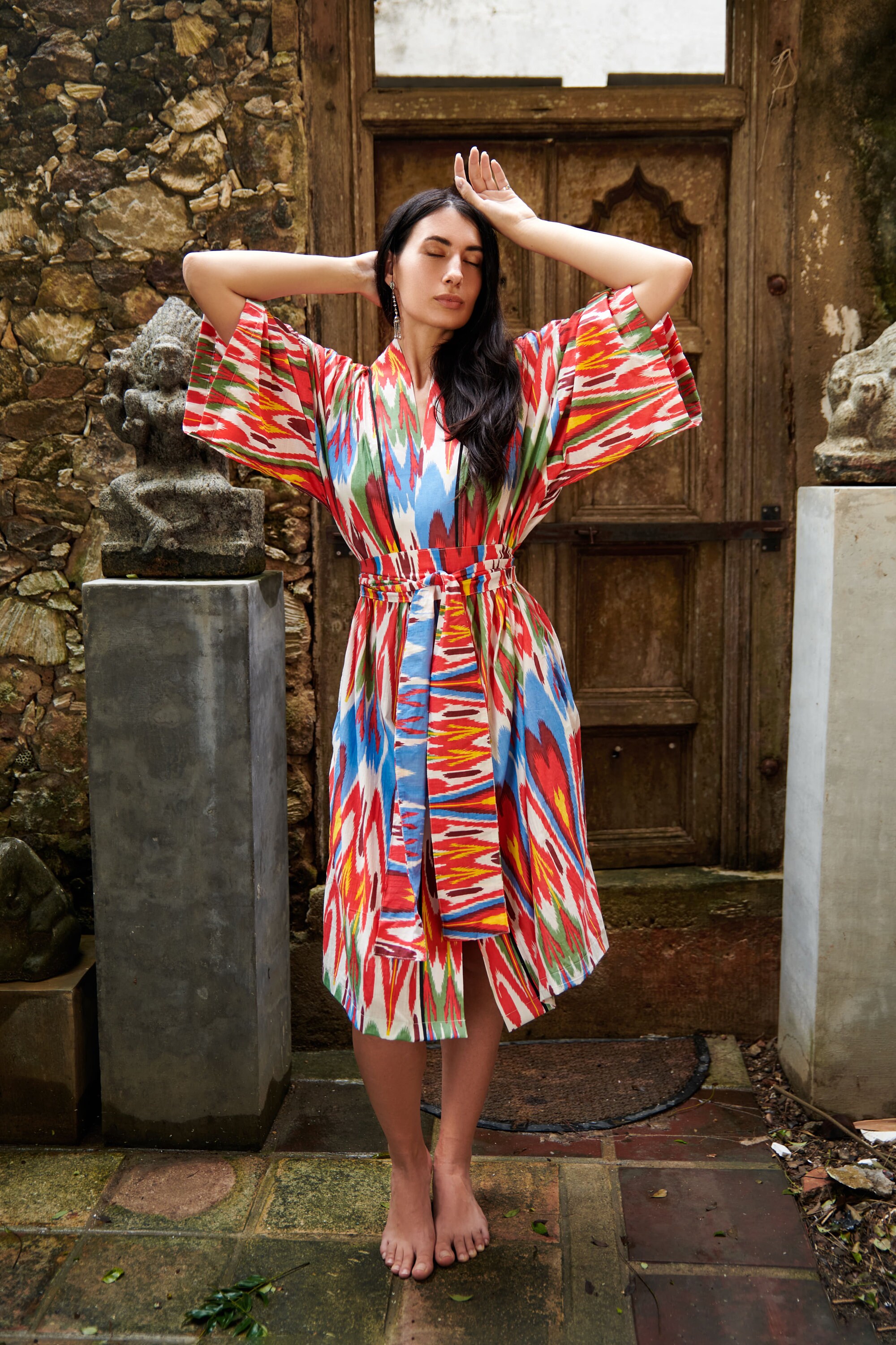 Ikat Kimono - Robe - Dressing Gown - Etsy