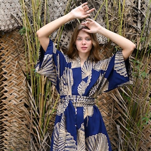 Palm leaf beach cover up sale